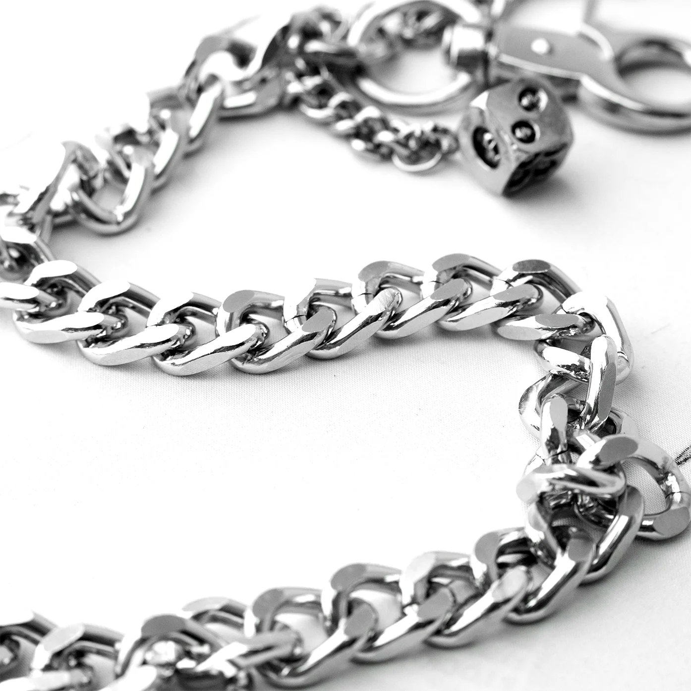 Silver Dice Pant Chain - Image 4