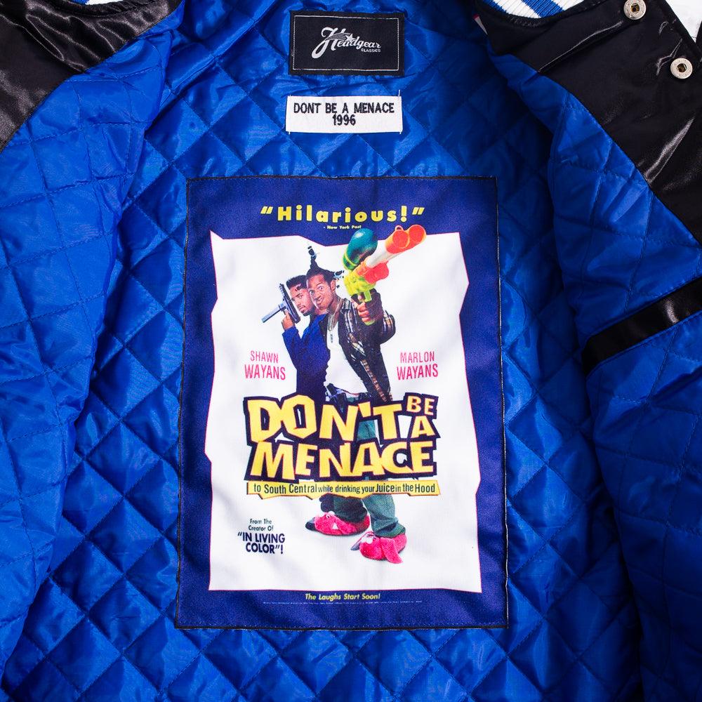 DONT BE A MENACE SATIN JACKET (BLACK) - Image 3
