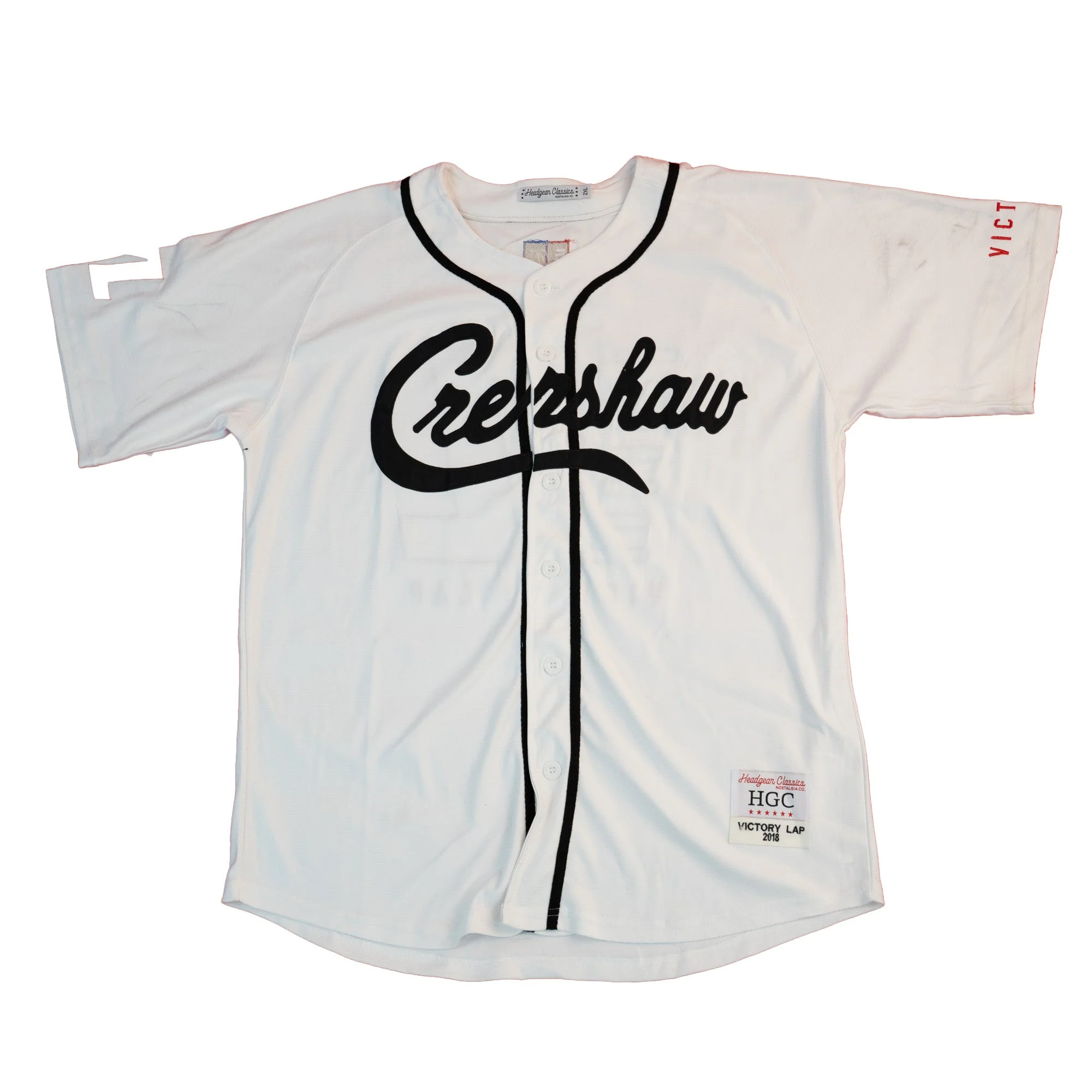 NIPSEY HUSSLE YOUTH BASEBALL JERSEY (WHITE)