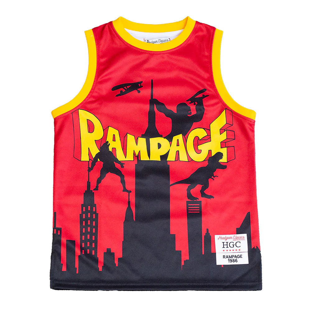 RAMPAGE YOUTH BASKETBALL JERSEY (RED)