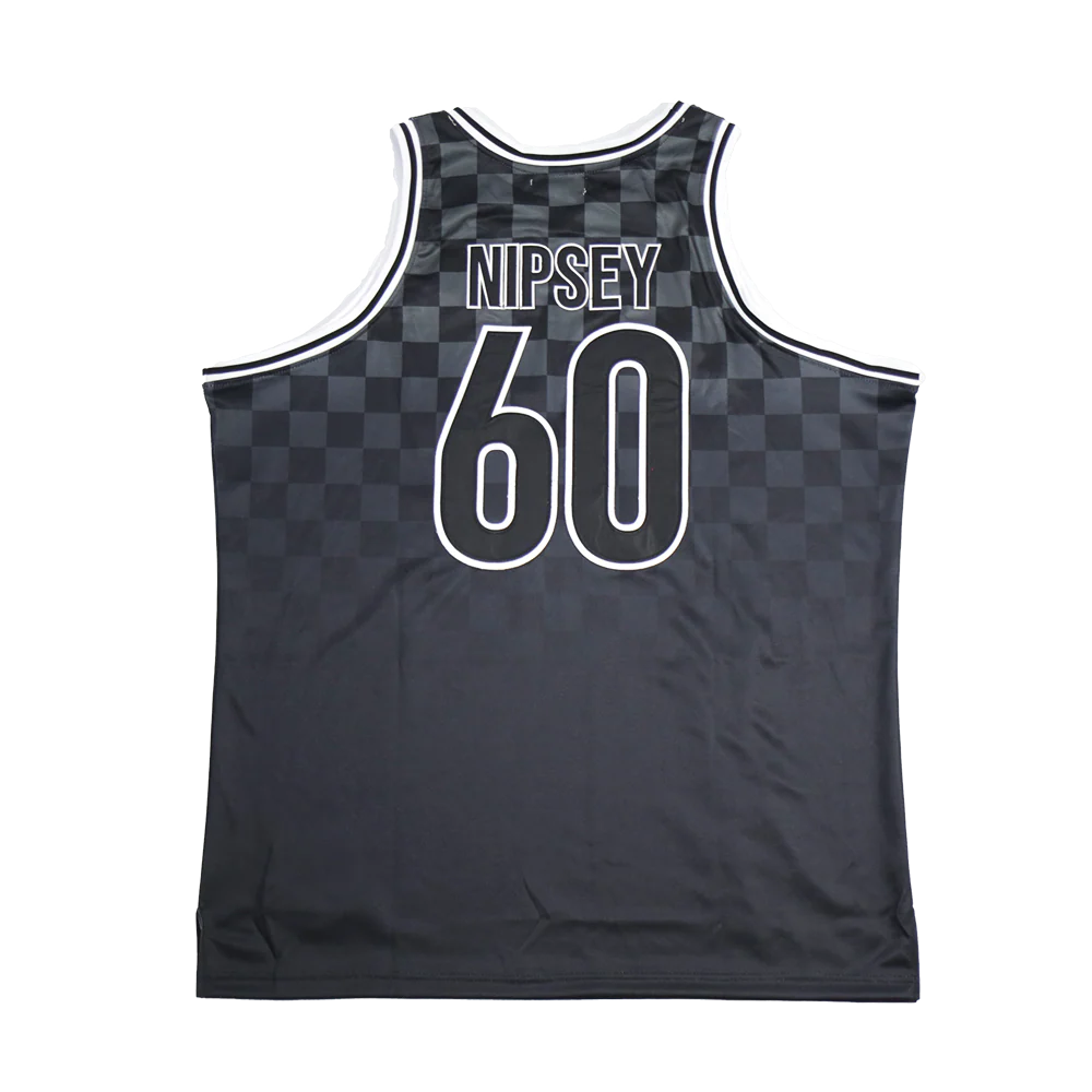 NIPSEY HUSSLE BOOGIE YOUTH BASKETBALL JERSEY (BLACK) - Image 2
