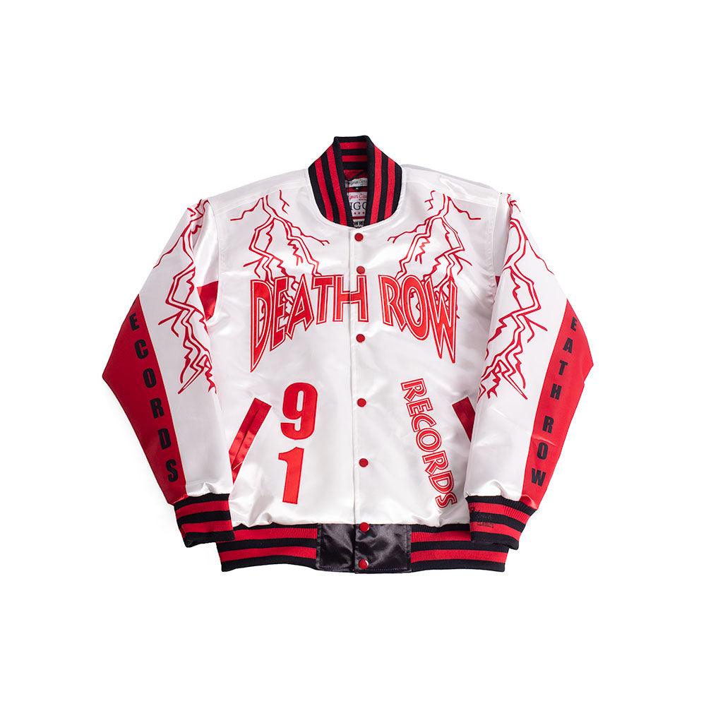 YOUTH DEATHROW SATIN JACKET (WHITE)