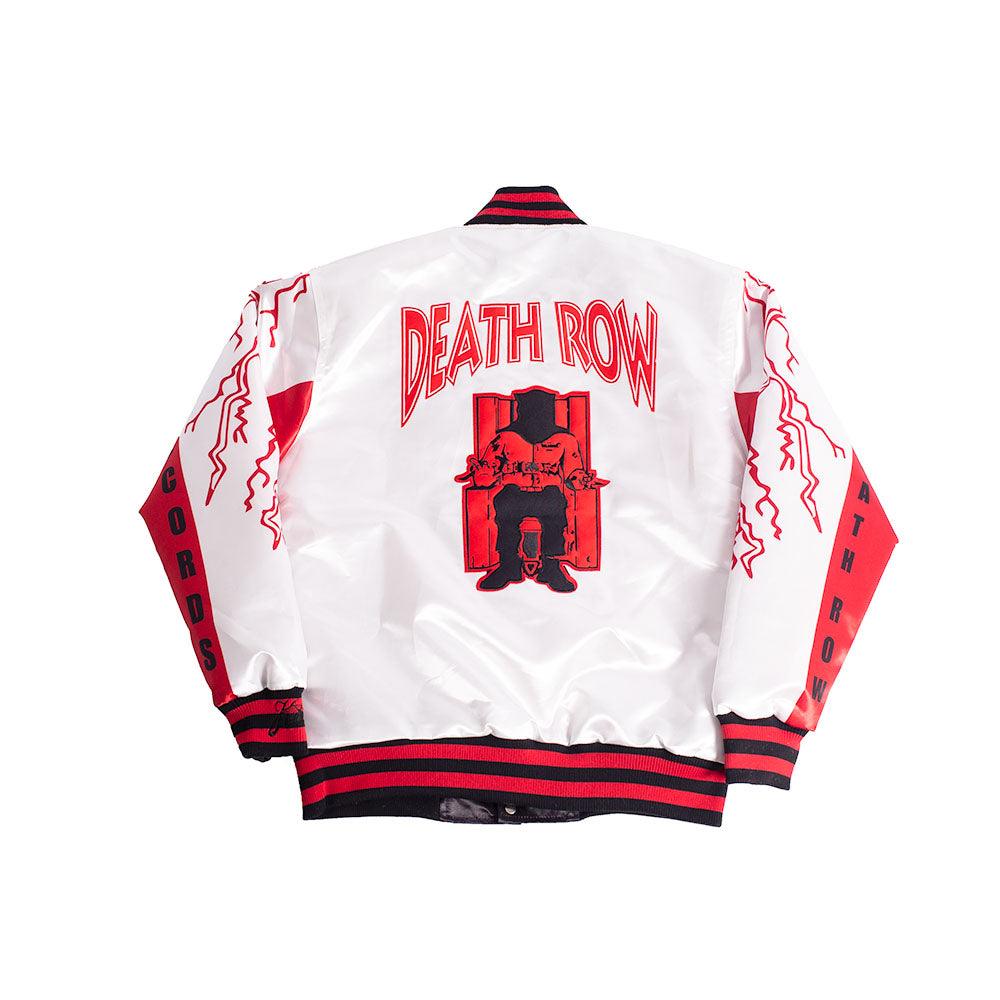 YOUTH DEATHROW SATIN JACKET (WHITE) - Image 2