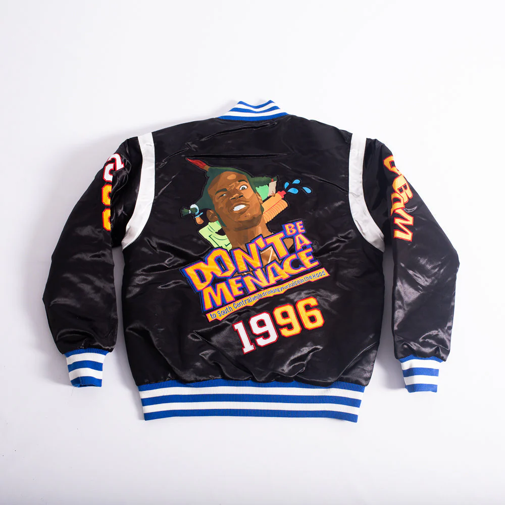 YOUTH DBAM SATIN JACKET (BLACK) - Image 2