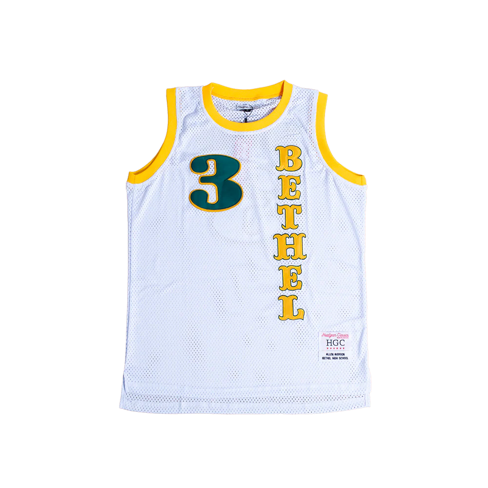 ALLEN IVERSON HIGH SCHOOL BASKETBALL JERSEY (WHITE)