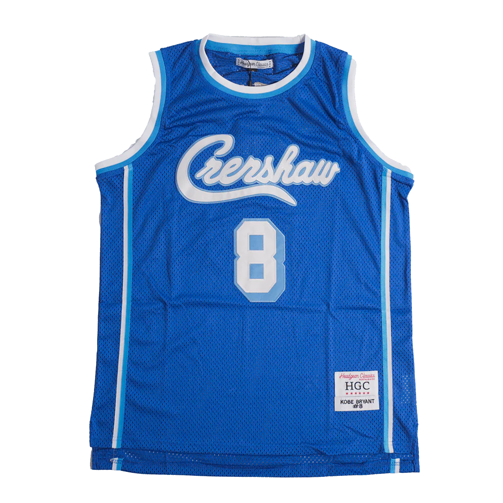 BLUE MAMBA CRENSHAW BASKETBALL JERSEY BLUE
