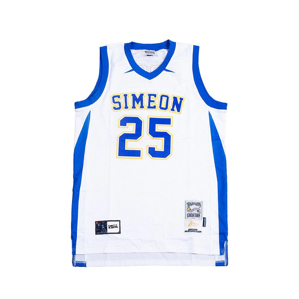 DERRICK ROSE HIGH SCHOOL BASKETBALL JERSEY (WHITE)