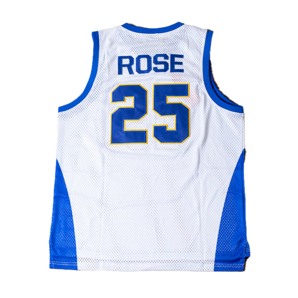 YOUTH DERRICK ROSE WHITE HS BASKETBAL JERSEY - Image 2