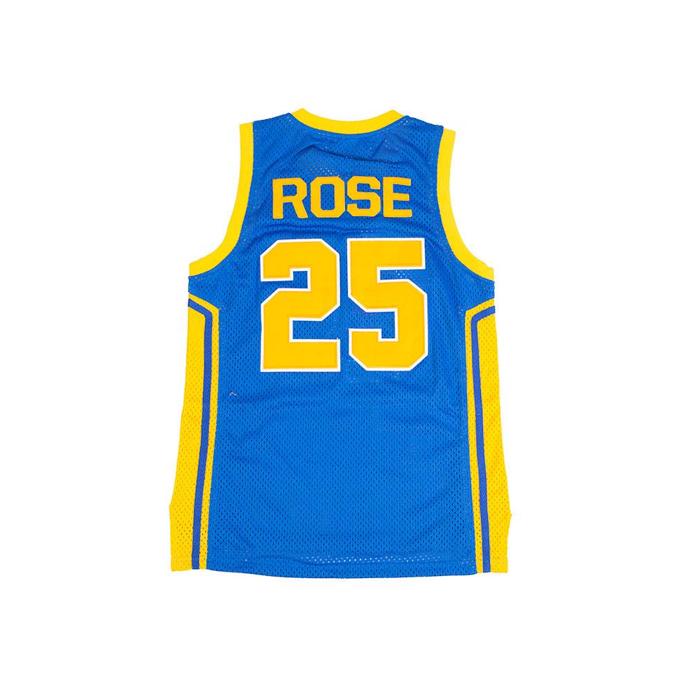 Derrick Rose Blue Youth High School Basketball Jersey - Image 2