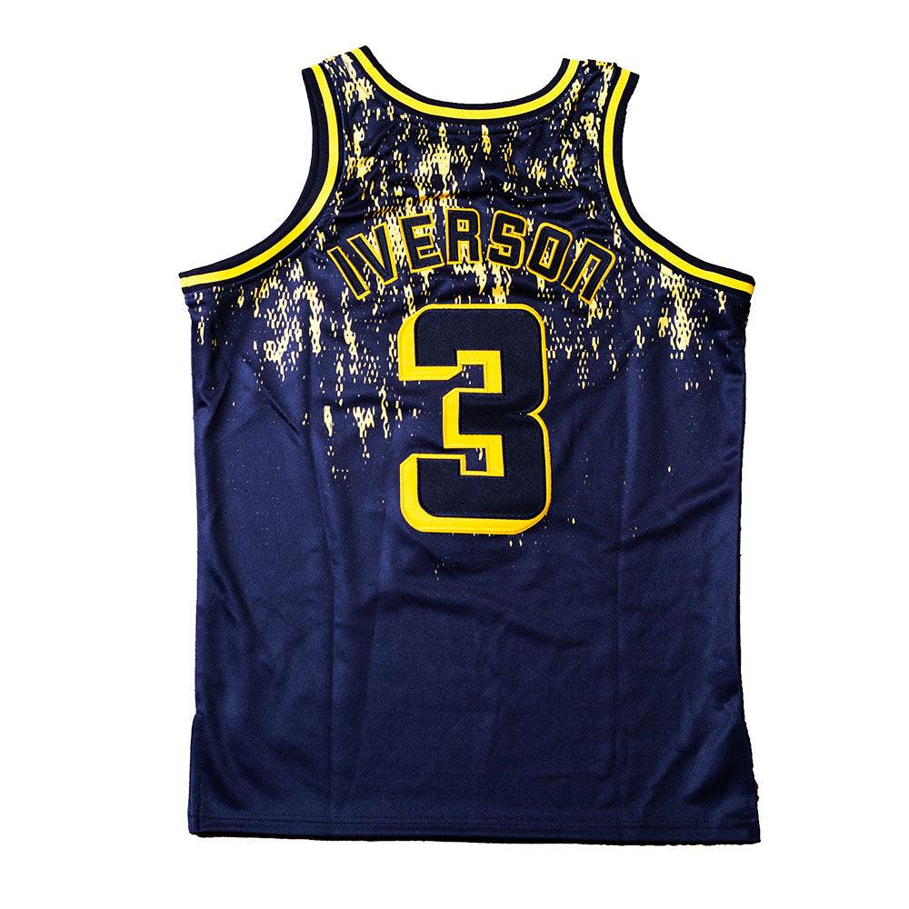 YOUTH ALT IVERSON BETHEL HS BASKETBALL JERSEY BLACK/YELLOW - Image 2