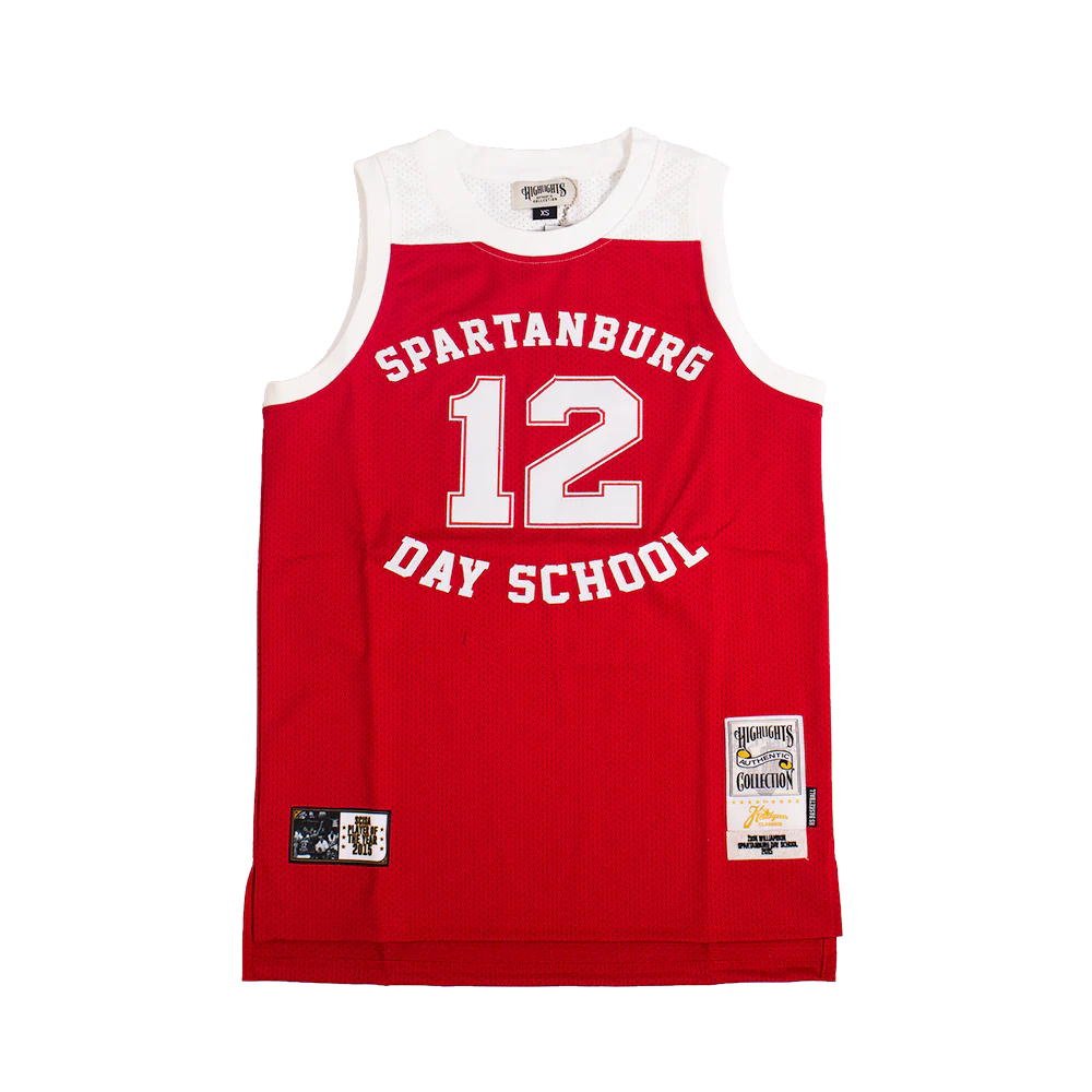 ZION WILLIAMSON RED HIGH SCHOOL BASKETBALL YOUTH JERSEY