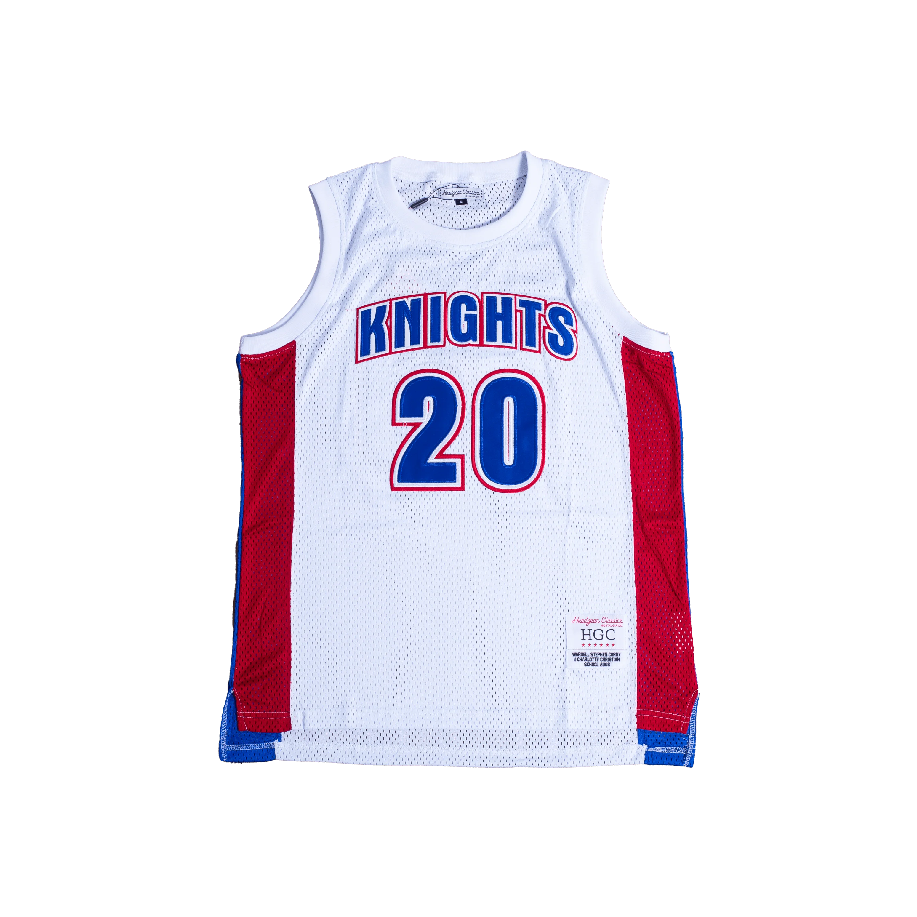 STEPH CURRY HIGH SCHOOL BASKETBALL JERSEY (WHITE)