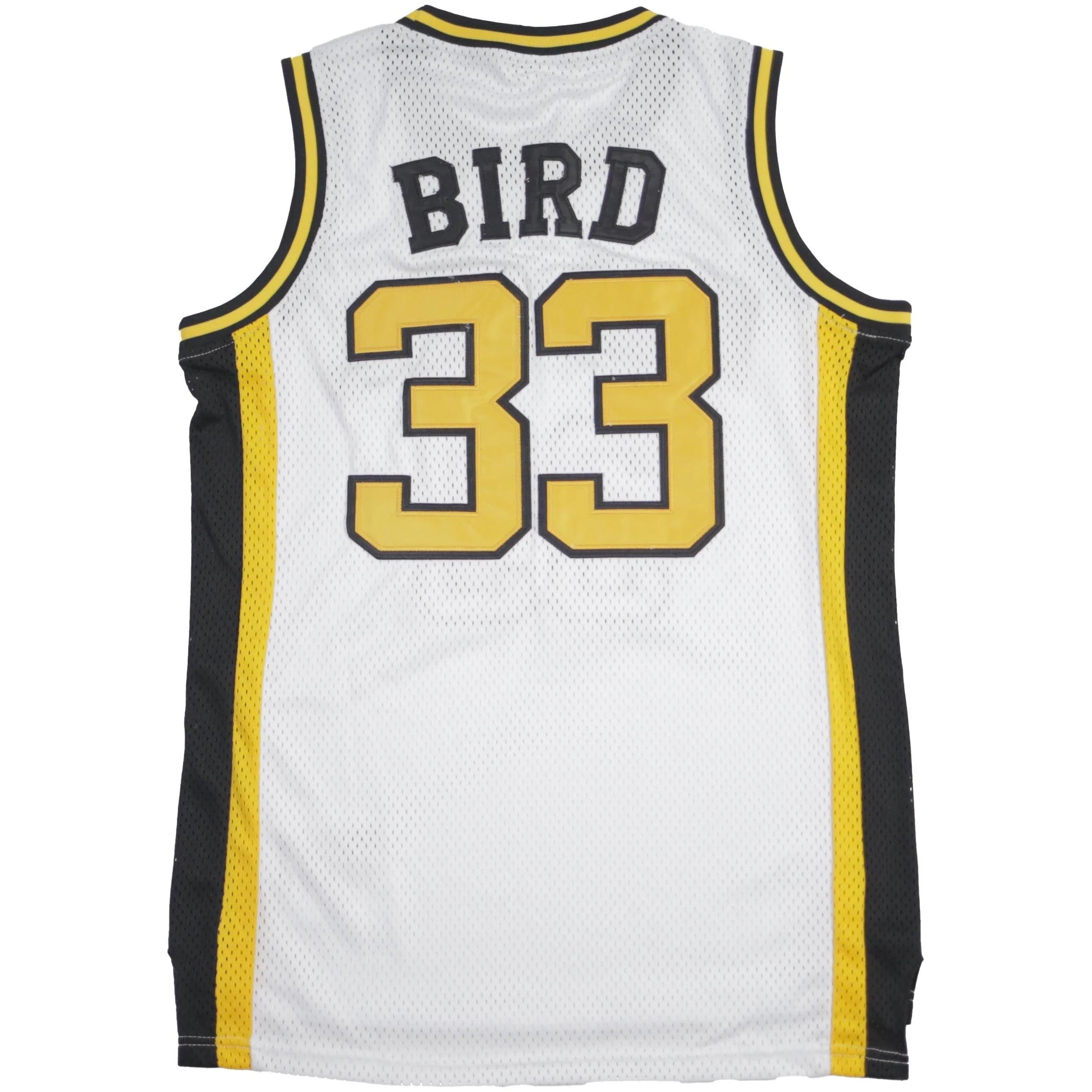LARRY BIRD HIGH SCHOOL YOUTH BASKETBALL JERSEY (WHITE) - Image 2
