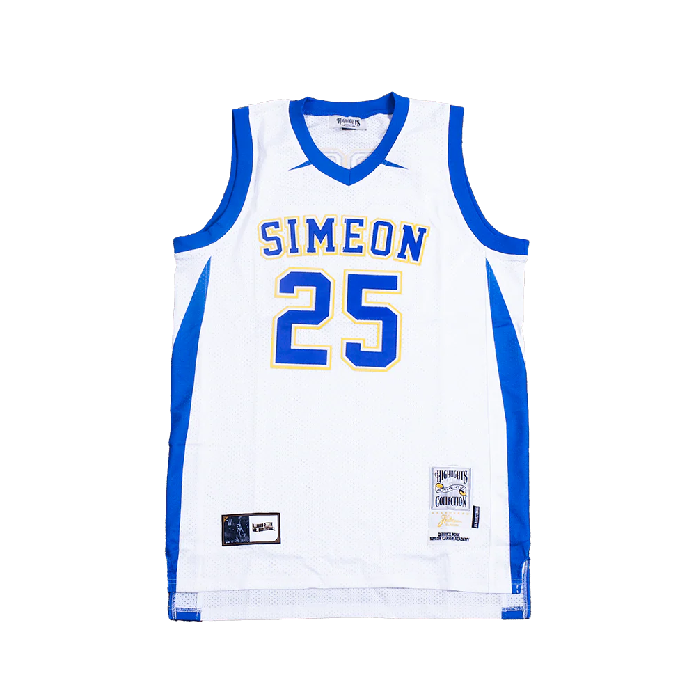 DERRICK ROSE SIMEON HIGH SCHOOL BASKETBALL JERSEY