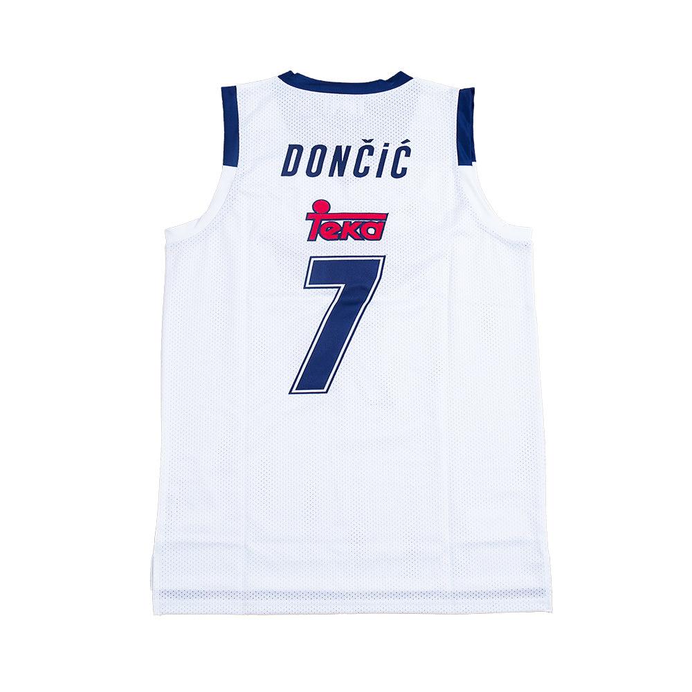 LUKA DONCIC MADRID TEKA AUTHENTIC BASKETBALL JERSEY (WHITE) - Image 2