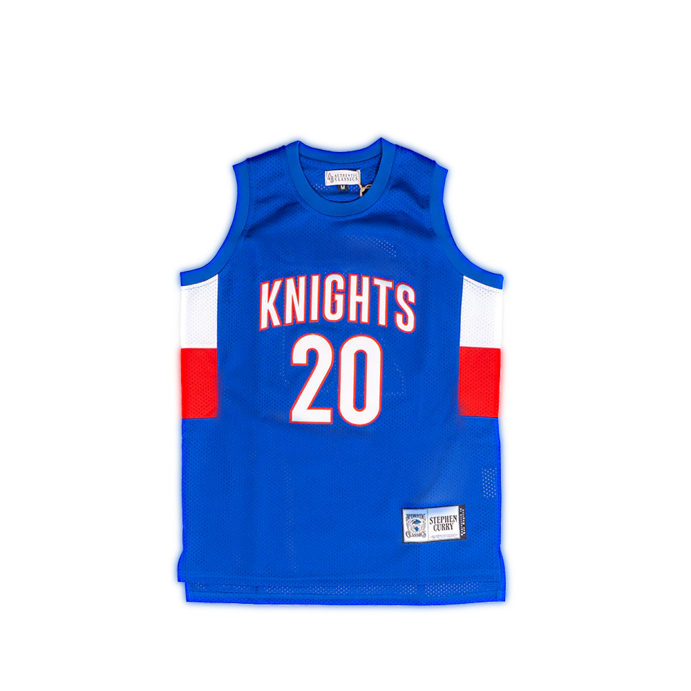 YOUTH KNIGHTS "STEPHEN CURRY" BASKETBALL JERSEY (BLUE)