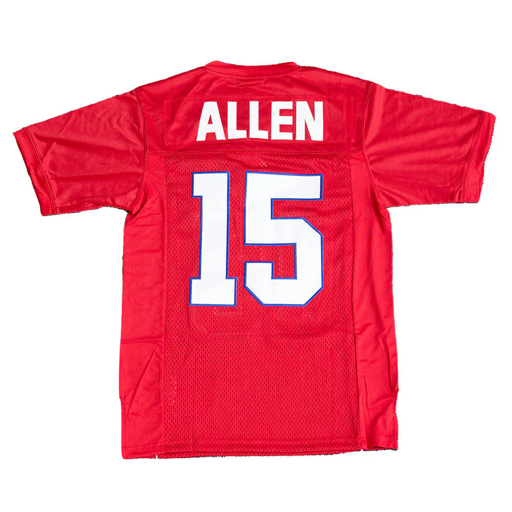 JOSH ALLEN HIGH SCHOOL FOOTBALL JERSEY (RED) - Image 2
