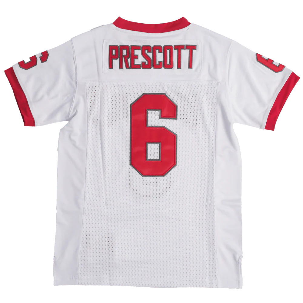 DAK PRESCOTT WHITE YOUTH HIGH SCHOOL FOOTBALL JERSEY - Image 2