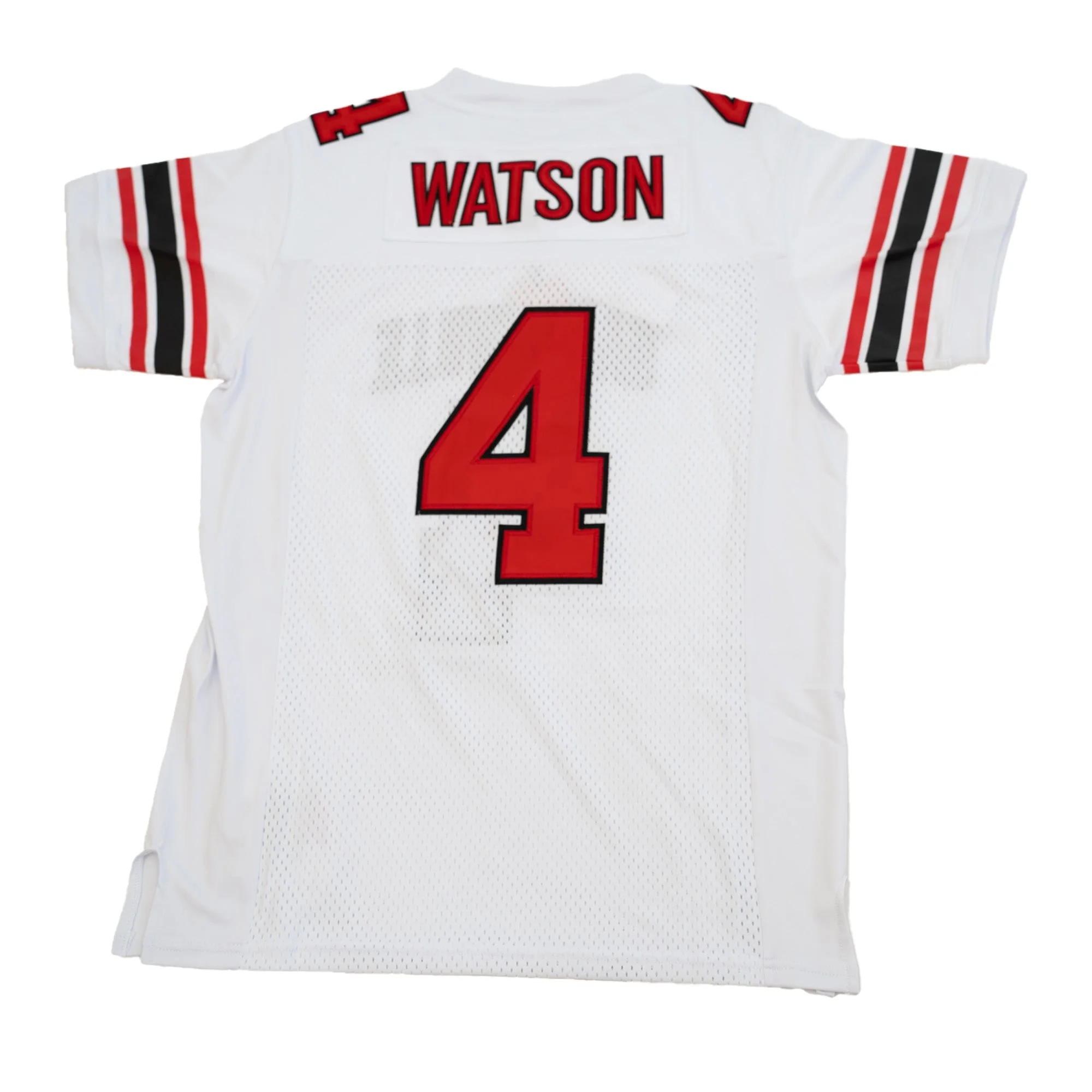 YOUTH DESHAUN WATSON HIGH SCHOOL FOOTBALL JERSEY (WHITE) - Image 2