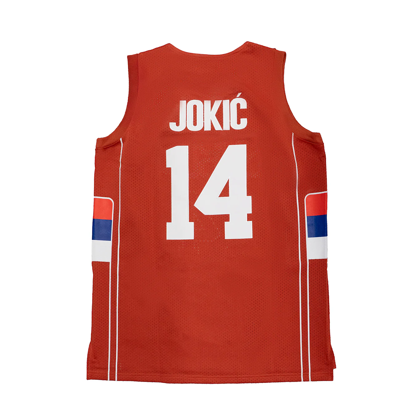 NIKOLA JOKIC SERBIA AUTHENTIC BASKETBALL JERSEY (RED) - Image 2