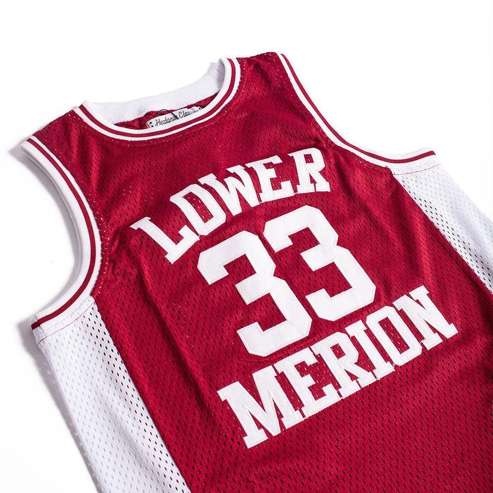 MAMBA Lower Merion Youth High School Basketball Jersey Maroon & White - Image 3
