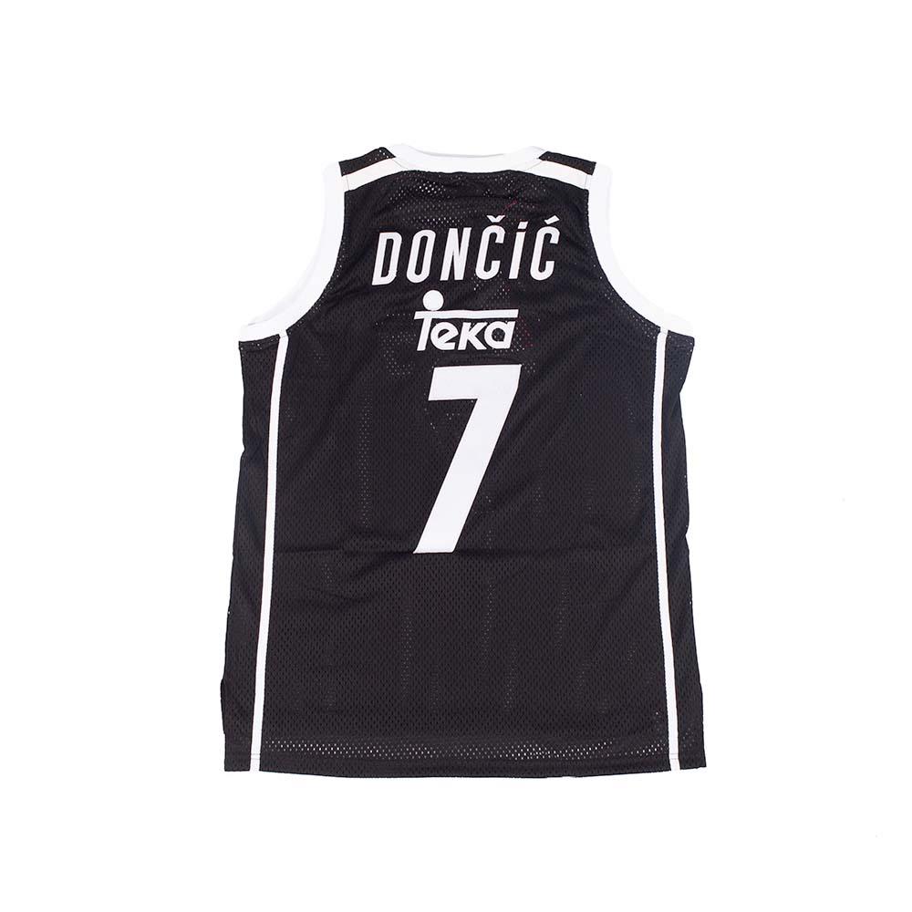 LUKA DONCIC TEKA EUROLEAGUE BASKETBALL JERSEY BLACK - Image 2