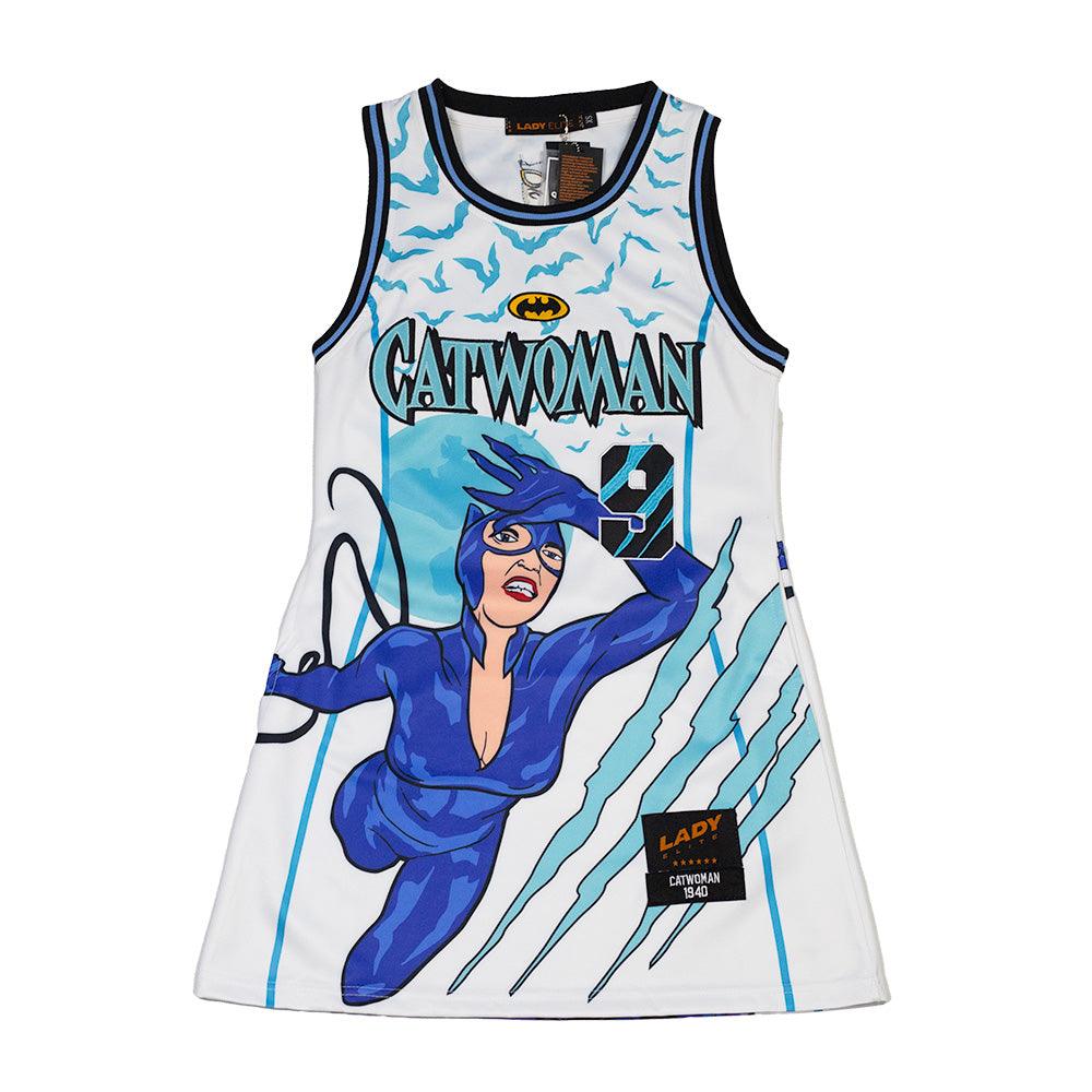 CATWOMAN 9 LIVES JERSEY DRESS BLACK
