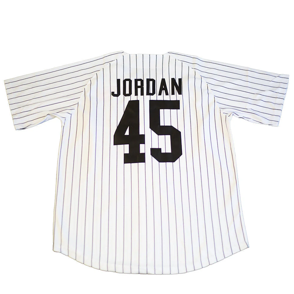 YOUTH MICHAEL JORDAN BASEBALL JERSEY (WHITE) - Image 2