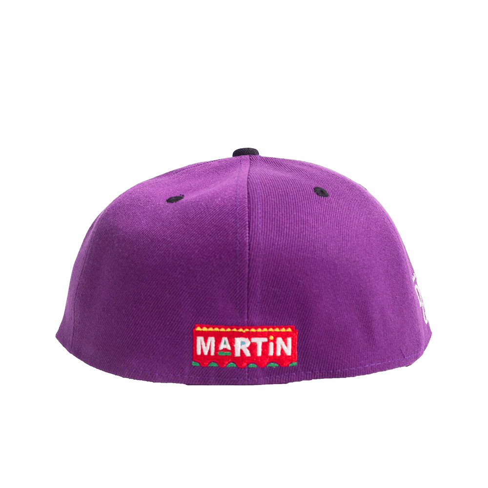 PURPLE DAMN GINA FITTED HAT - Image 3