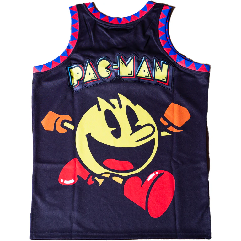 PACMAN BLACK YOUTH BASKETBALL JERSEY - Image 2