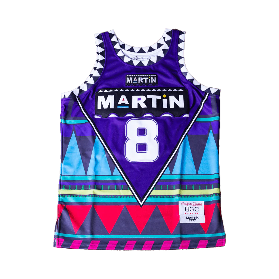 MARTIN TRIBAL PURPLE YOUTH BASKETBALL JERSEY