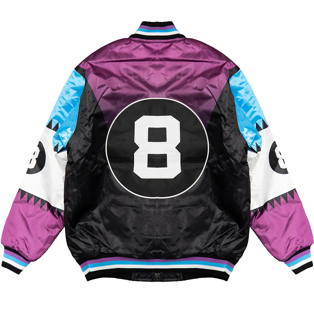 MARTIN DAMN GINA LEGENDARY SATIN JACKET (PURPLE/BLUE) - Image 2