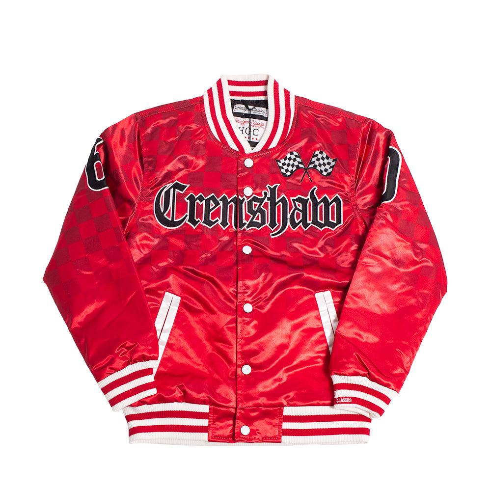 YOUTH BOOGIE CRENSHAW SATIN JACKET RED