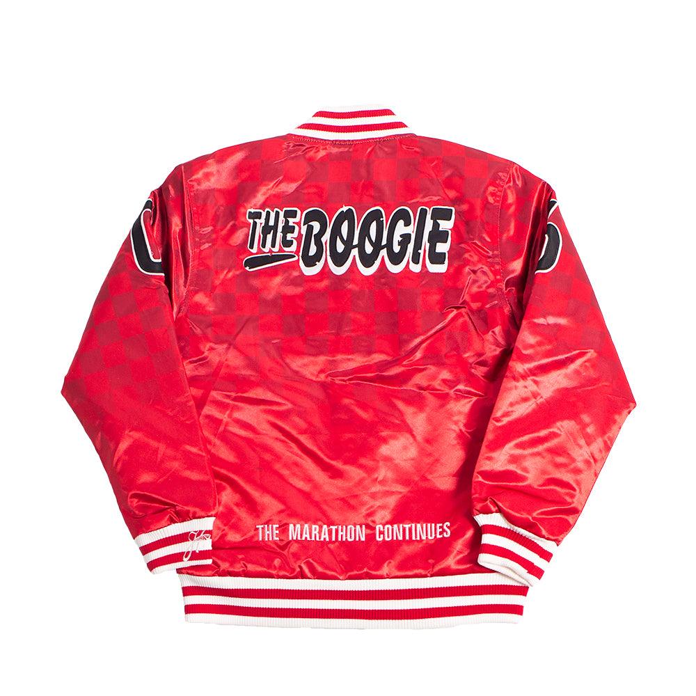 YOUTH BOOGIE CRENSHAW SATIN JACKET RED - Image 2
