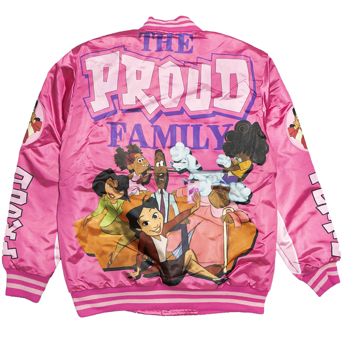 THE PROUD FAMILY PENNY SATIN JACKET PINK - Image 2