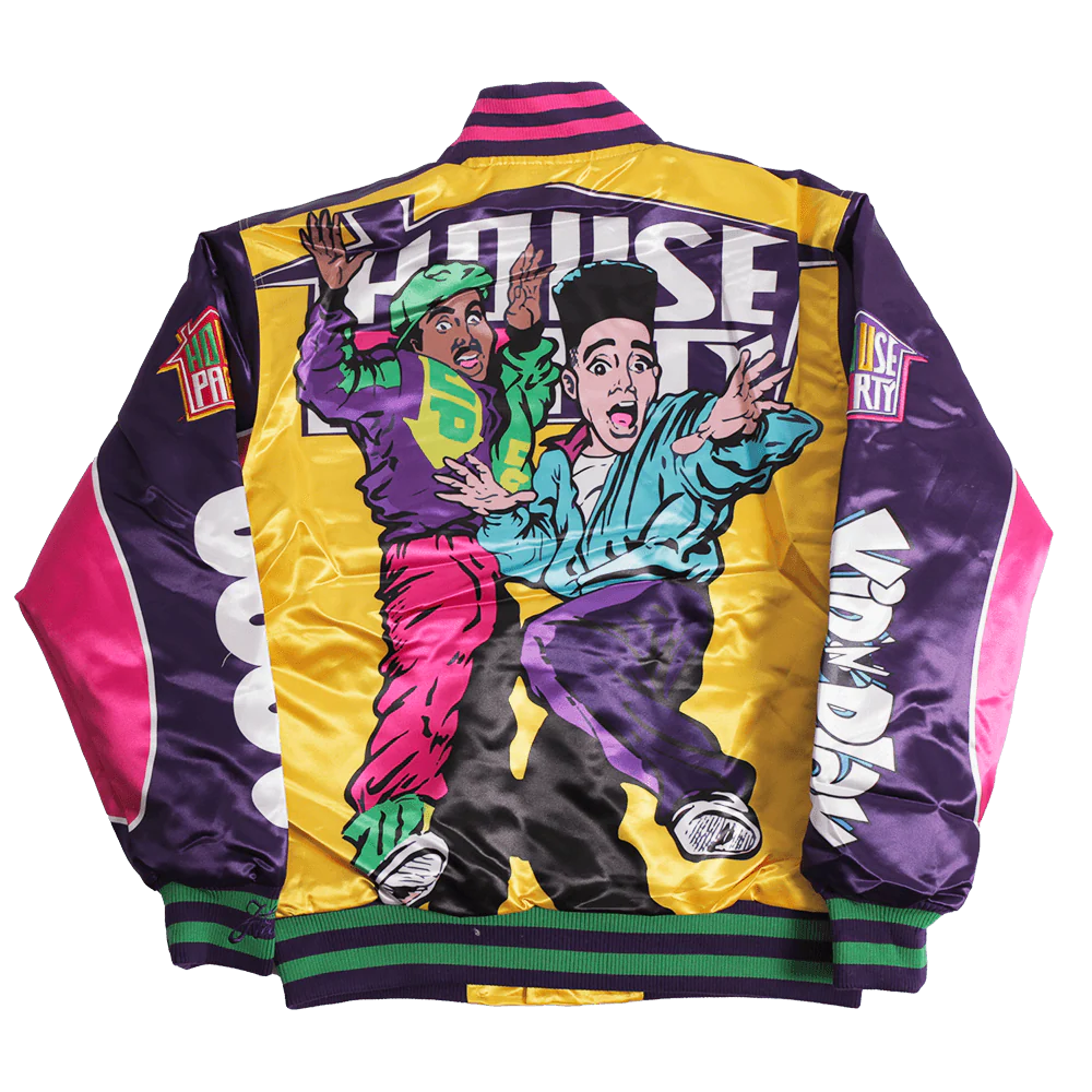 KID N PLAY HOUSE PARTY SATIN JACKET (PURPLE) - Image 2