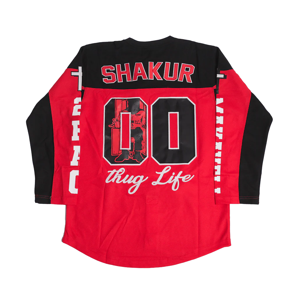 DEATH ROW RECORDS YOUTH HOCKEY JERSEY RED - Image 2