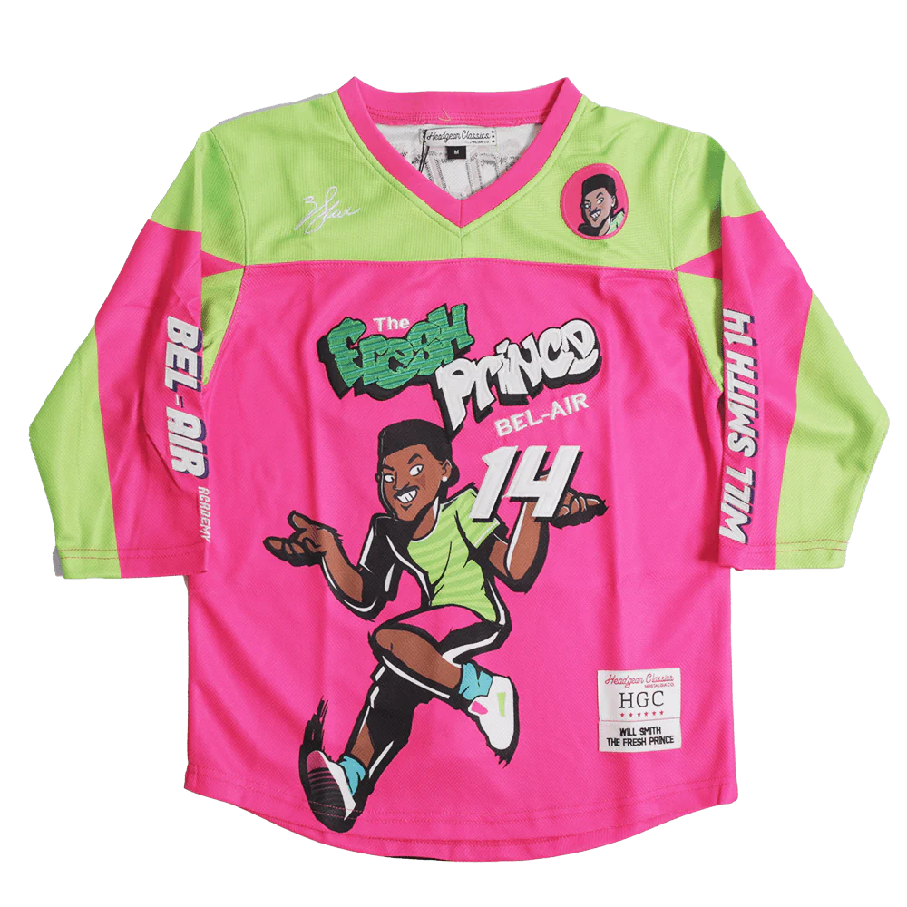 FRESH PRINCE YOUTH HOCKEY JERSEY PINK