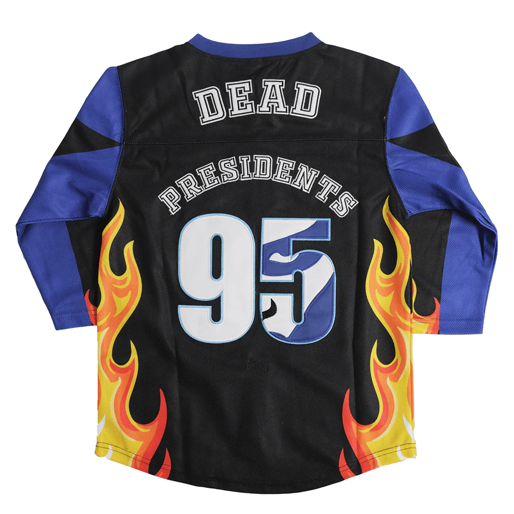 DEAD PRESIDENTS YOUTH HOCKEY JERSEY BLACK - Image 2
