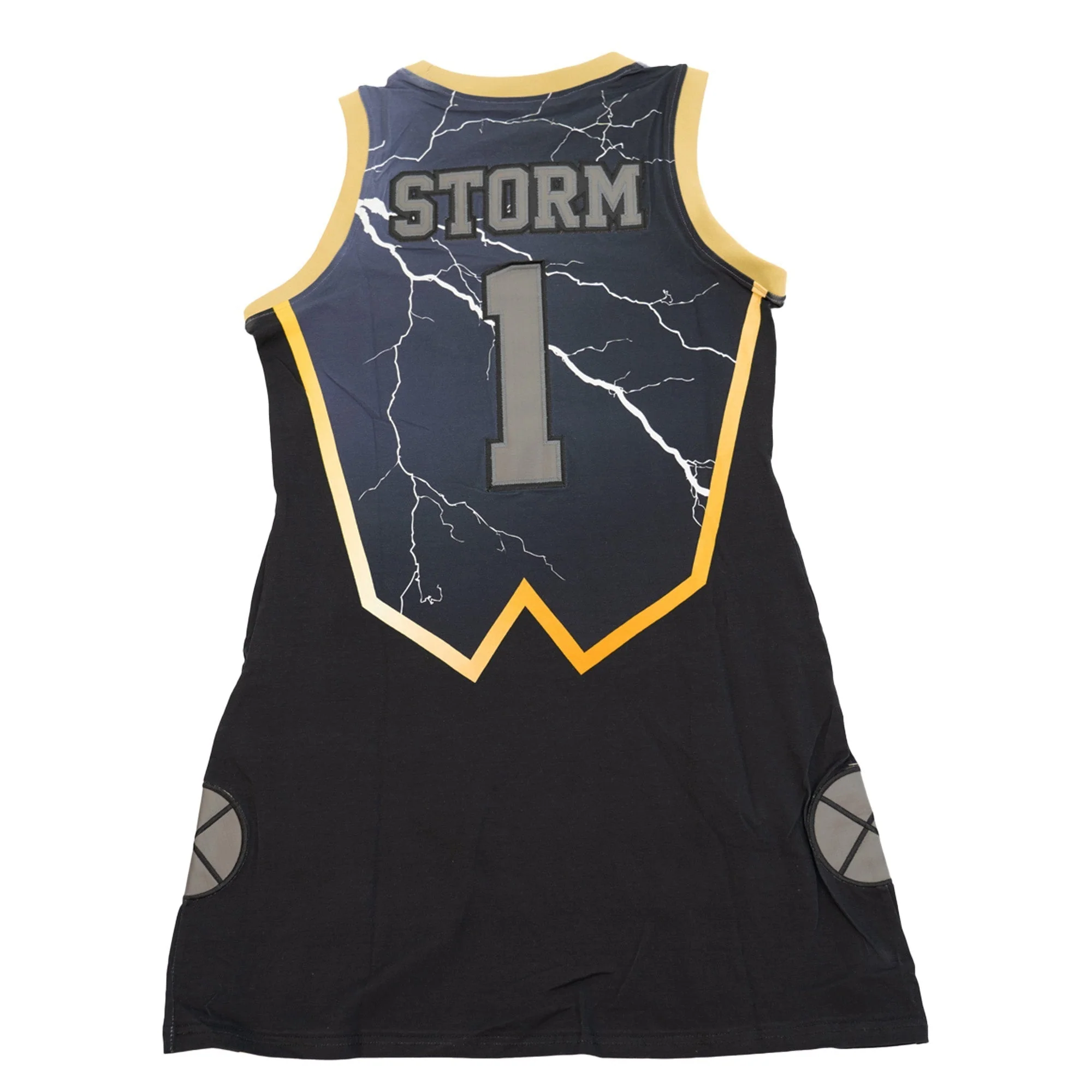 STORM JERSEY DRESS (BLACK) - Image 2