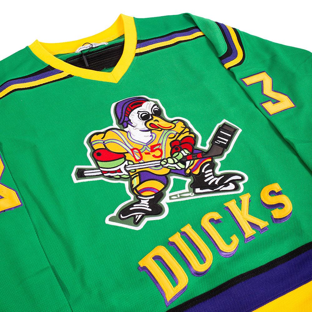 MIGHTY DUCKS GOLDBERG HOCKEY JERSEY (GREEN) - Image 4