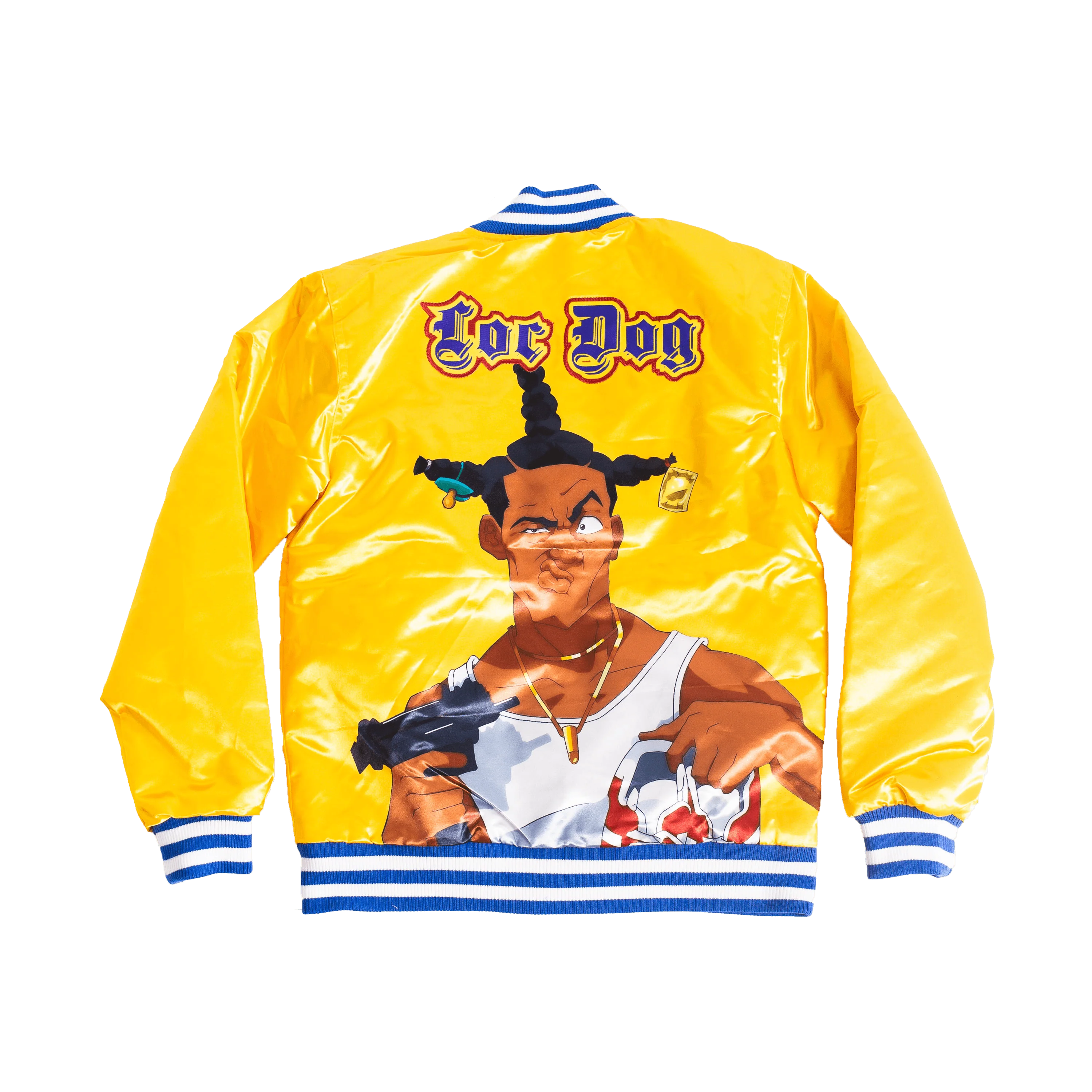 DONT BE A MENCACE SATIN JACKET YELLOW - Image 2