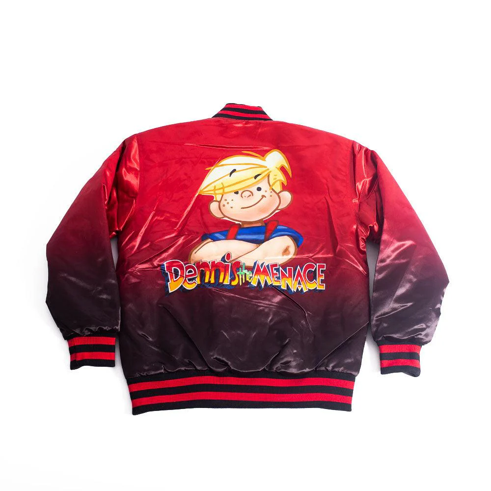 YOUTH DENNIS THE MENACE GRADIENT SATIN JACKET - Image 2