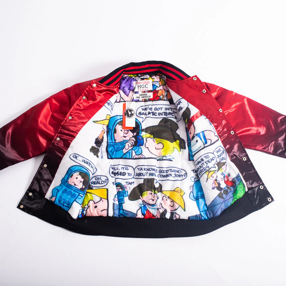 YOUTH DENNIS THE MENACE GRADIENT SATIN JACKET - Image 3