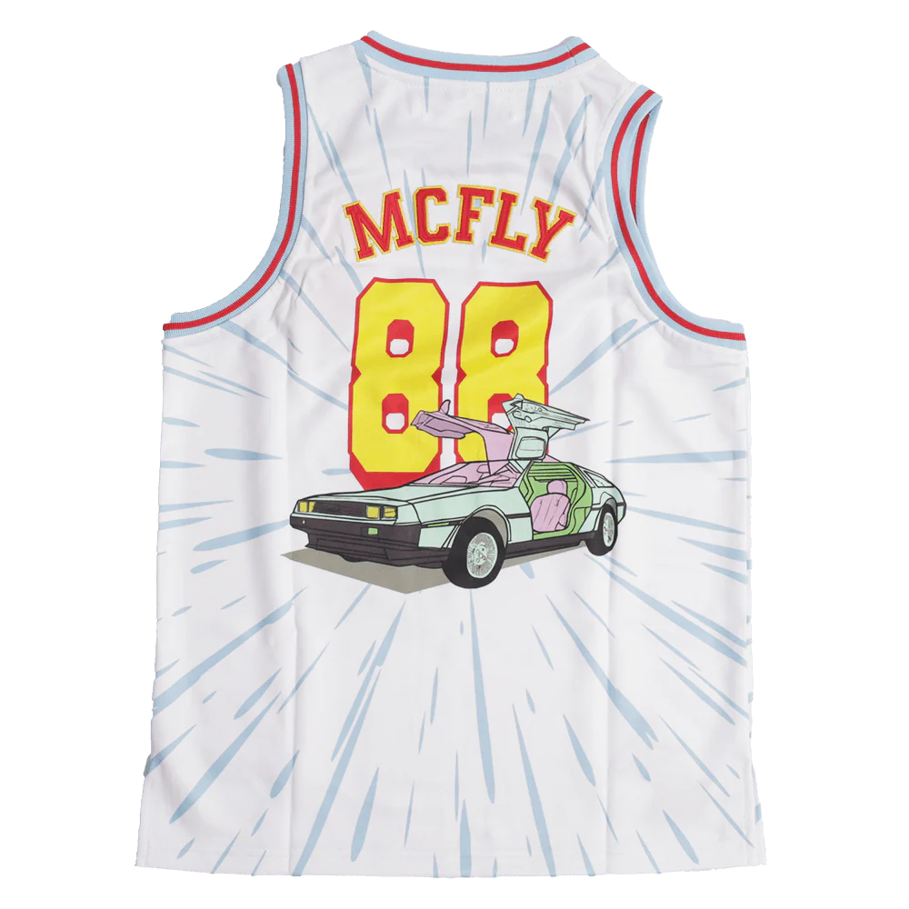 MARTY MCFLY FLASHBACK FUTURE BASKETBALL JERSEY - Image 2