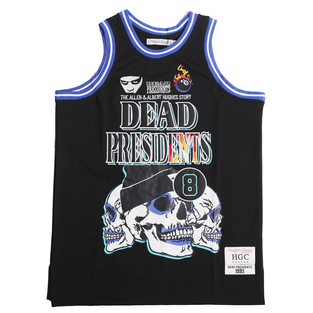 DEAD PRESIDENTS FIRE AND BRIMSTONE YOUTH JERSEY BLACK
