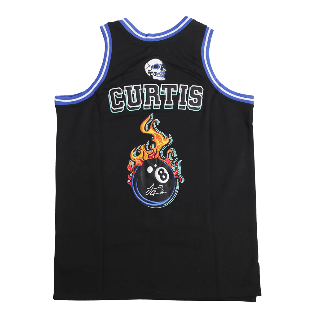 DEAD PRESIDENTS FIRE AND BRIMSTONE YOUTH JERSEY BLACK - Image 2