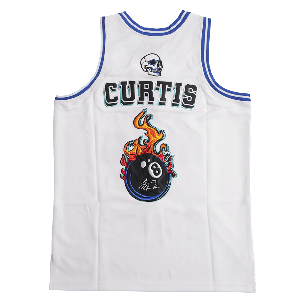 DEAD PRESIDENTS FIRE AND BRIMSTONE YOUTH JERSEY WHITE - Image 2