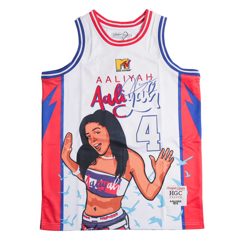AALIYAH MTV YOUTH BASKETBALL JERSEY