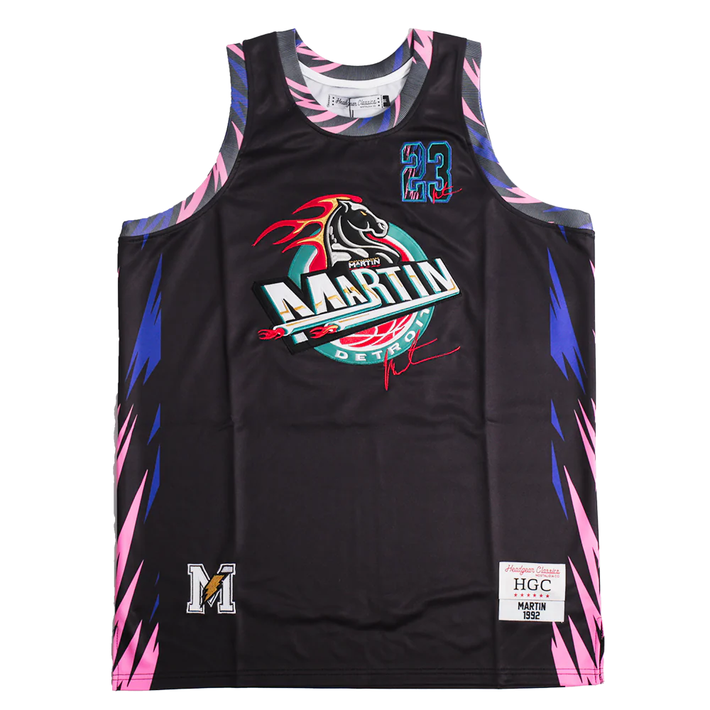 MARTIN DETROIT YOUTH BASKETBALL JERSEY